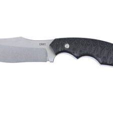 CRKT BURROWER 3.66" PLN BLK W/SHEATH