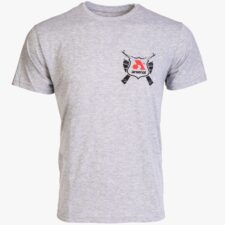 Arsenal Medium Gray Cotton Relaxed Fit Classic T-Shirt