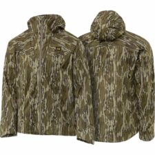 Muddy DV8 Cyclone 3L Rain Jacket Mossy Oak Bottomland M