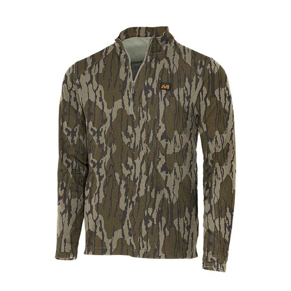 Muddy DV8 Quest Midweight Quarter Zip Sweatshirt Mossy Oak Bottomland 3XL 1 Muddy DV8 Quest Midweight Quarter Zip Sweatshirt Mossy Oak Bottomland 3XL