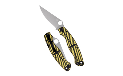 SPYDERCO MILITARY 2 SALT 4" YLW/BLK 1 SPYDERCO MILITARY 2 SALT 4" YLW/BLK