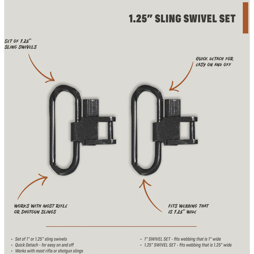 Half Rack Sling Swivel 1.25 in. Swivel Set 2 Half Rack Sling Swivel 1.25 in. Swivel Set - Image 2