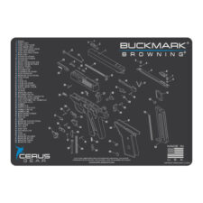 BROWNING BUCKMARK SCHEMATIC PROMAT - CHARCOAL GRE