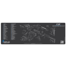 CZ SCORPION EVO 3 SCHEMATIC PROMAT - CHARCOAL GRAY/CERUS BLUE