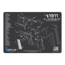 Home 32 KIMBER COMPACT & PRO SCHEMATIC PROMAT - CHARCOAL GRAY/CERUS BLUE