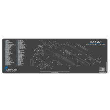 Home 28 SPRINGFIELD M1A SCHEMATIC RIFLE PROMAT - CHARCOAL GRAY/CERUS BLUE