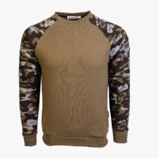 Arsenal X-Large Khaki / Camo Series Utility Cotton-Poly Standard Fit Pullover Sweater