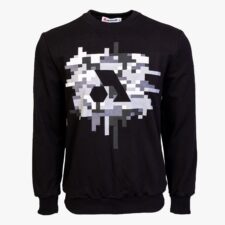 Arsenal Large Black Cotton-Poly Standard Fit Centre Graphic Pullover Sweater