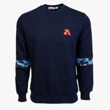 Arsenal X-Large Blue Cotton-Poly Standard Fit Flex Pullover Sweater