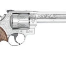 Home 26 S&W 629 ENGRAVED 44 MAG 6.5" - 6-SHOT WALNUT GRIPS SS