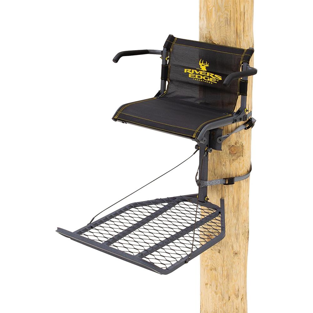 Rivers Edge Lounger Hang-On Treestand Black 1 Rivers Edge Lounger Hang-On Treestand Black
