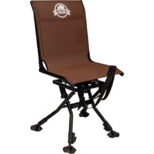 Home 27 Rhino Blind Adjustable Swivel Chair Black Texteline