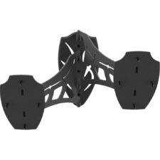 Home 32 Skull Hooker Dual Shoulder Mount Black