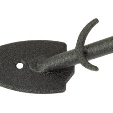 Home 31 SKULL HOOKER FLUSH WALL MOUNT BLK