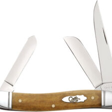 CASE KNIVES ANTIQUE BONE - SMOOTH MEDIUM STOCKMAN