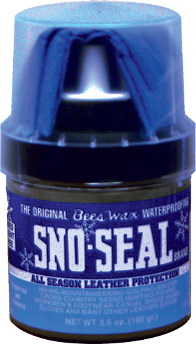 ATSKO SNO-SEAL BEESWAX LEATHER - WATERPROOFING W/APPLICATOR 4OZ 1 ATSKO SNO-SEAL BEESWAX LEATHER - WATERPROOFING W/APPLICATOR 4OZ