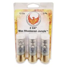 Home 26 Reaper Defense Exotic Ammo Rhodesian Jungle Shotshells 12 ga 2-3/4" 1150 fps #4/#2/00 3/ct
