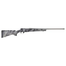 Home 25 Howa M1500 Fence Line Mini Action Rifle 6mm ARC 5rd Capacity 22" Threaded Barrel Light Grey Camo Stock