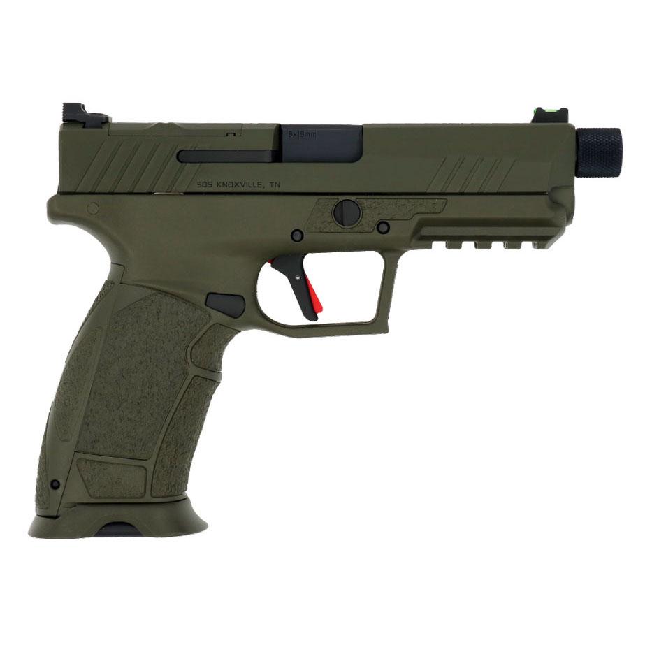 Tisas PX-9 Gen 3 Duty-TH Handgun 9mm Luger 18 & 20rd Magazines 4.69" Barrel OD Green 1 Tisas PX-9 Gen 3 Duty-TH Handgun 9mm Luger 18 & 20rd Magazines 4.69" Barrel OD Green