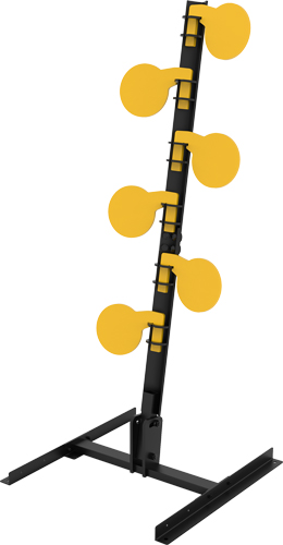 CALDWELL AR500 DUELING TREE - 3/8" AR500 STEEL YELLOW 6 TGTS 1 CALDWELL AR500 DUELING TREE - 3/8" AR500 STEEL YELLOW 6 TGTS