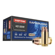 Home 30 Norma Safeguard Handgun Ammunition .40 S&W 180gr JHP 1015 fps 50/ct