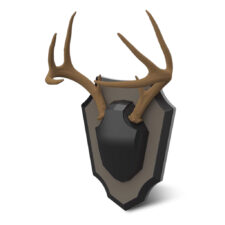 Home 31 Hunters Specialties Antler Skull Cap Mount Black