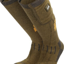Home 27 MUDDY NUCLEUS HEATED SOCKS - BROWN CLAY MEDIUM/LARGE