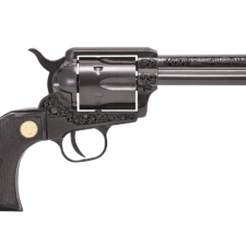 Home 32 CHIAPPA 1873 REVOLVER SAA 22LR PISTOL BLACK 4.75" ENGRAVED FRAME