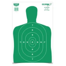 Home 26 B/C TARGET EZE-SCORER 12"x18" BC27 GREEN PAPER 100/PK
