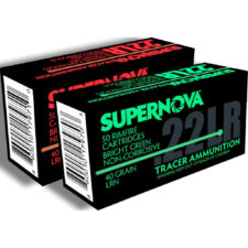 Home 25 Supernova Tracer Rimfire Ammunition 22 LR 40gr. LRN Green Tracer 50 rd.